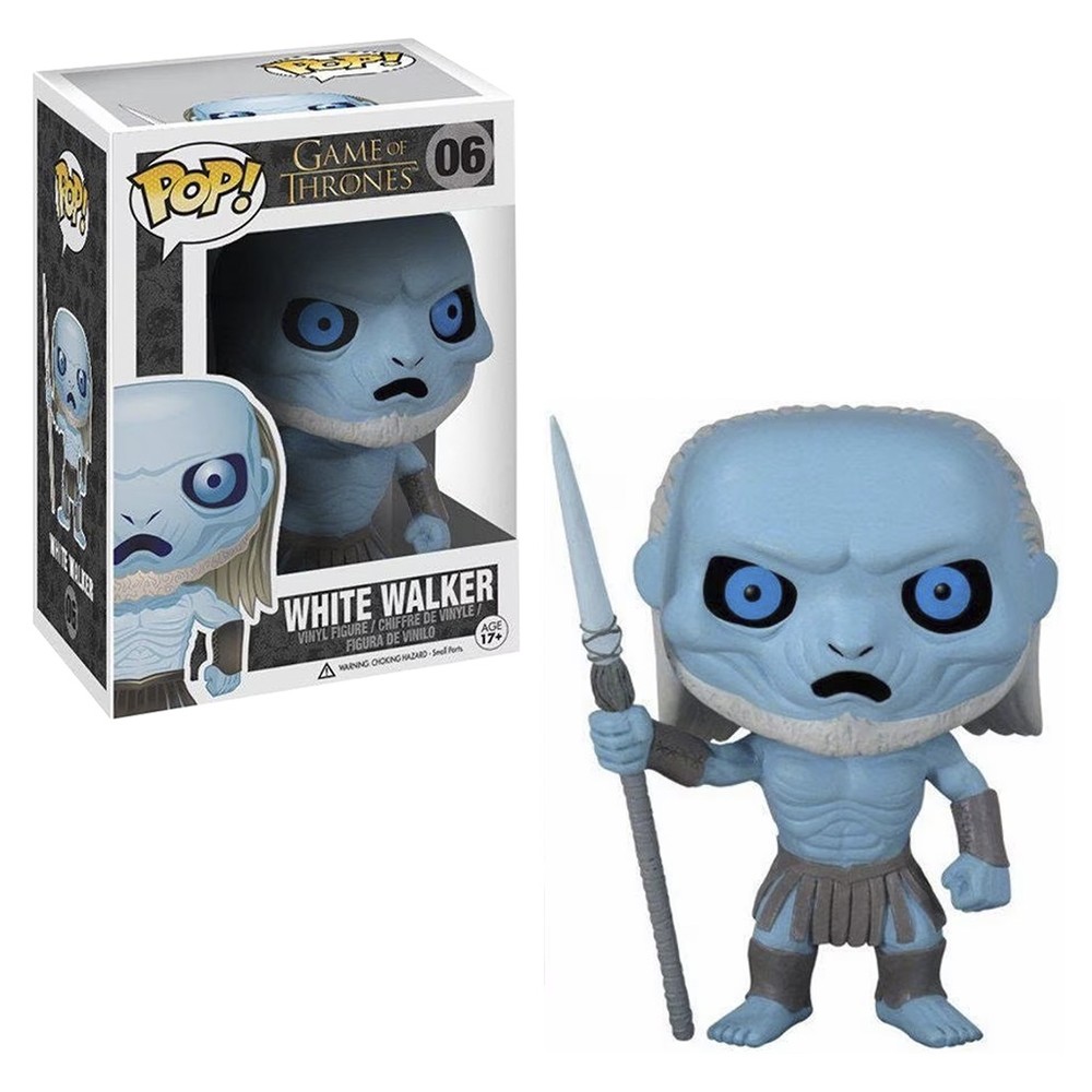 Boneco Funko Pop Game of Thrones White Walker 06 Colecionável Vinil Original