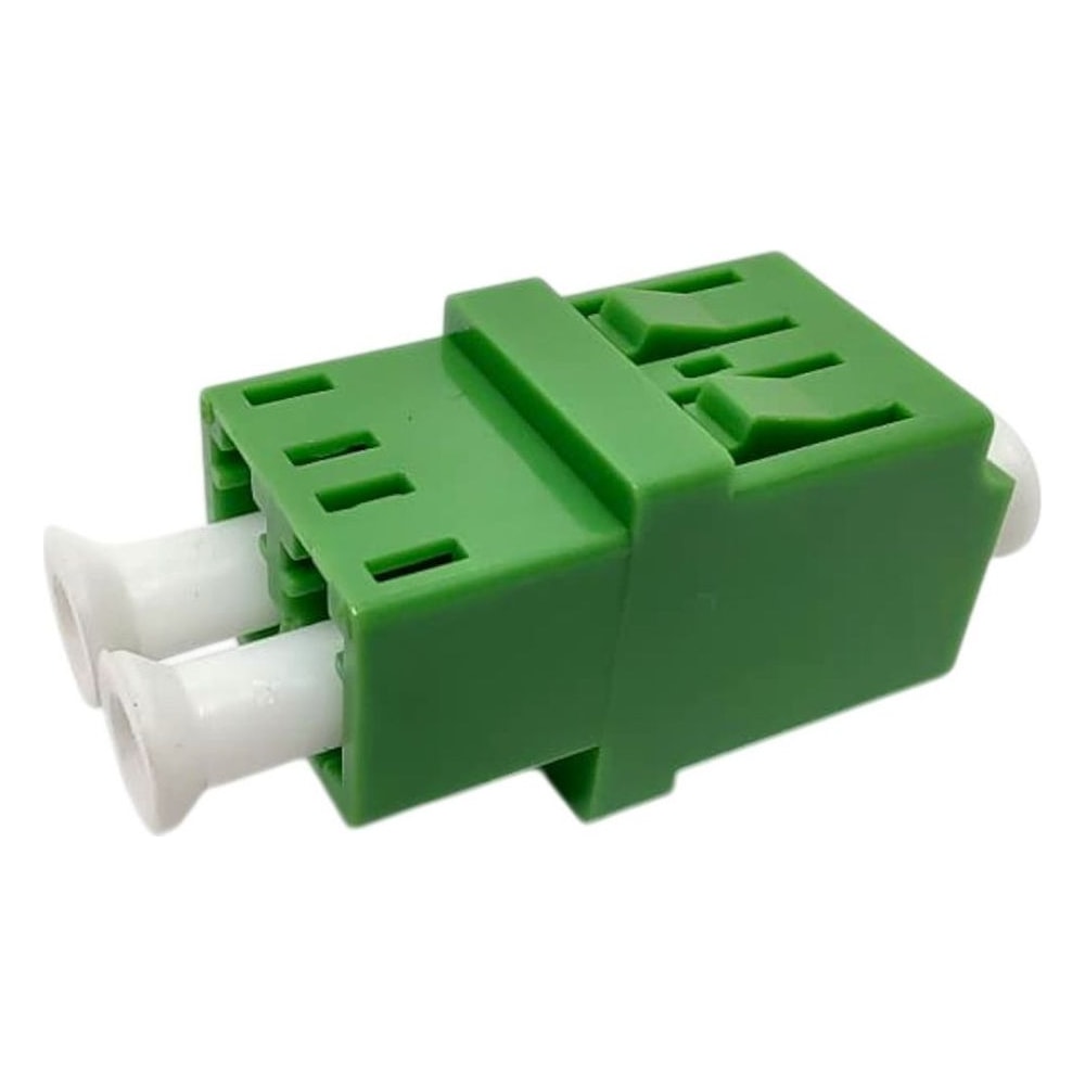 Adaptador Óptico LC APC Duplex Monomodo JZ-7022 para Fibra FTTH Preto