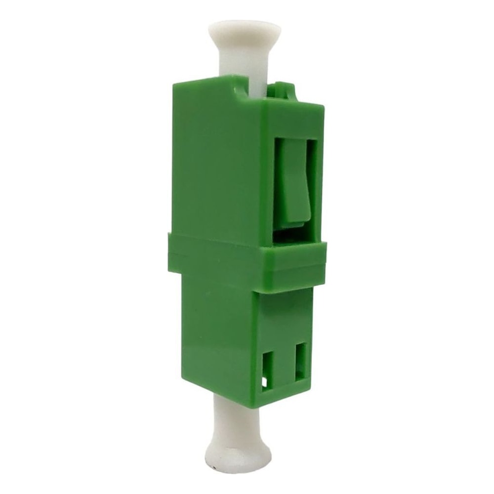 Acoplador Óptico LC APC Simplex Monomodo JZ 7023 Fibra Verde