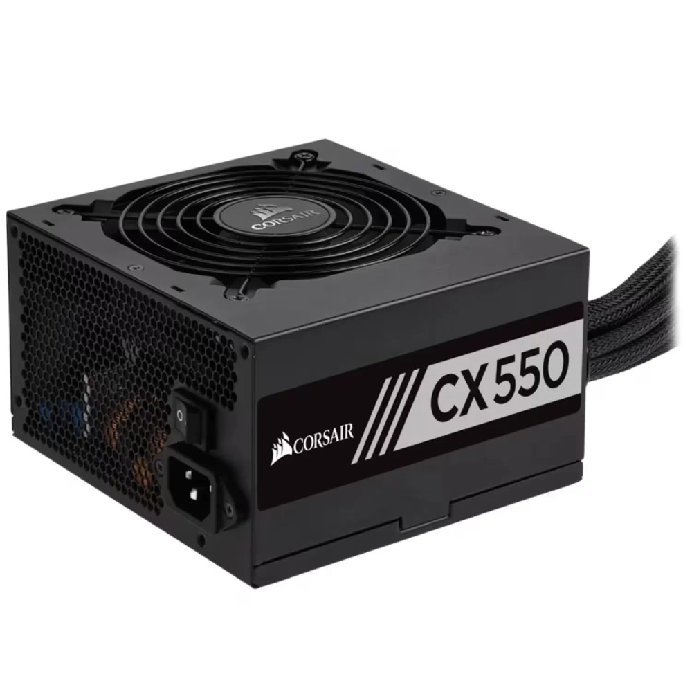 Fonte Corsair CX550 CP-9020277-NA ATX 550W 80 Plus Bronze Bivolt - Preto