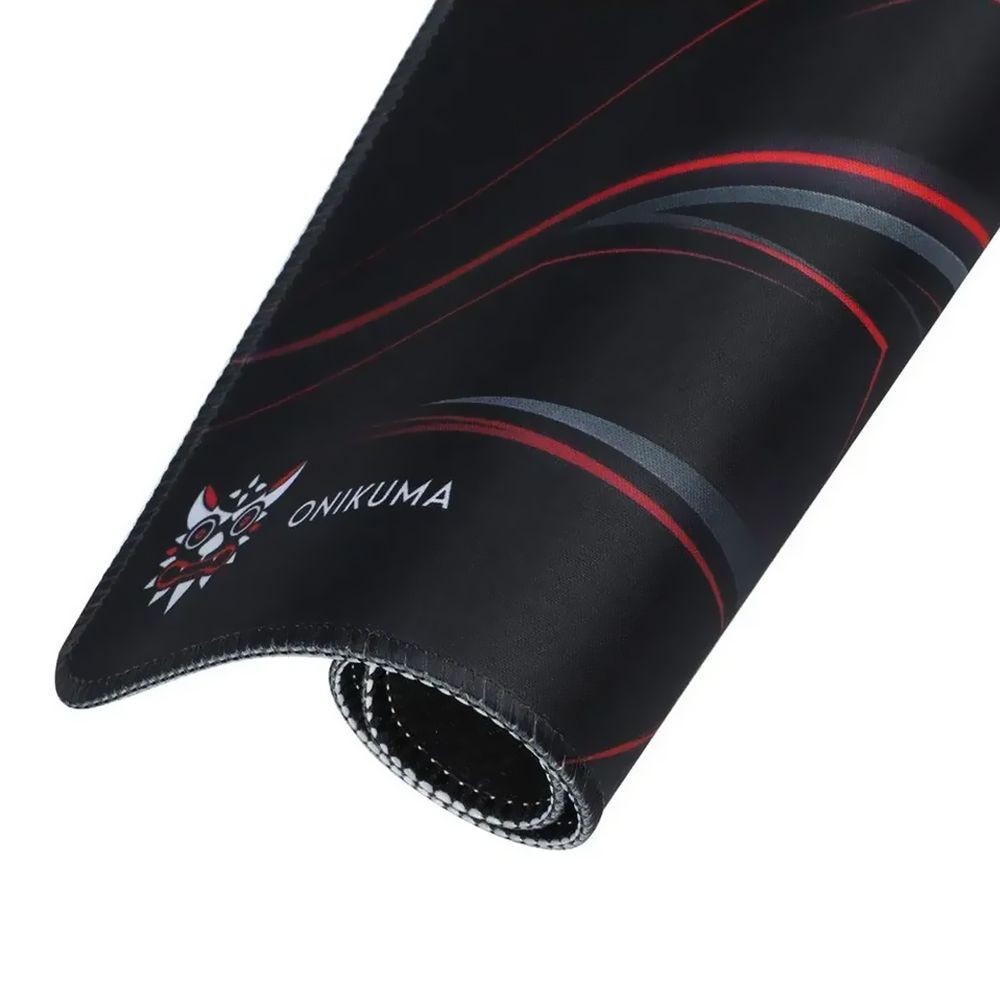 Mousepad Gamer Onikuma MP002 350x300 2mm Base Antiderrapante Tecido de Alta Precisão Preto