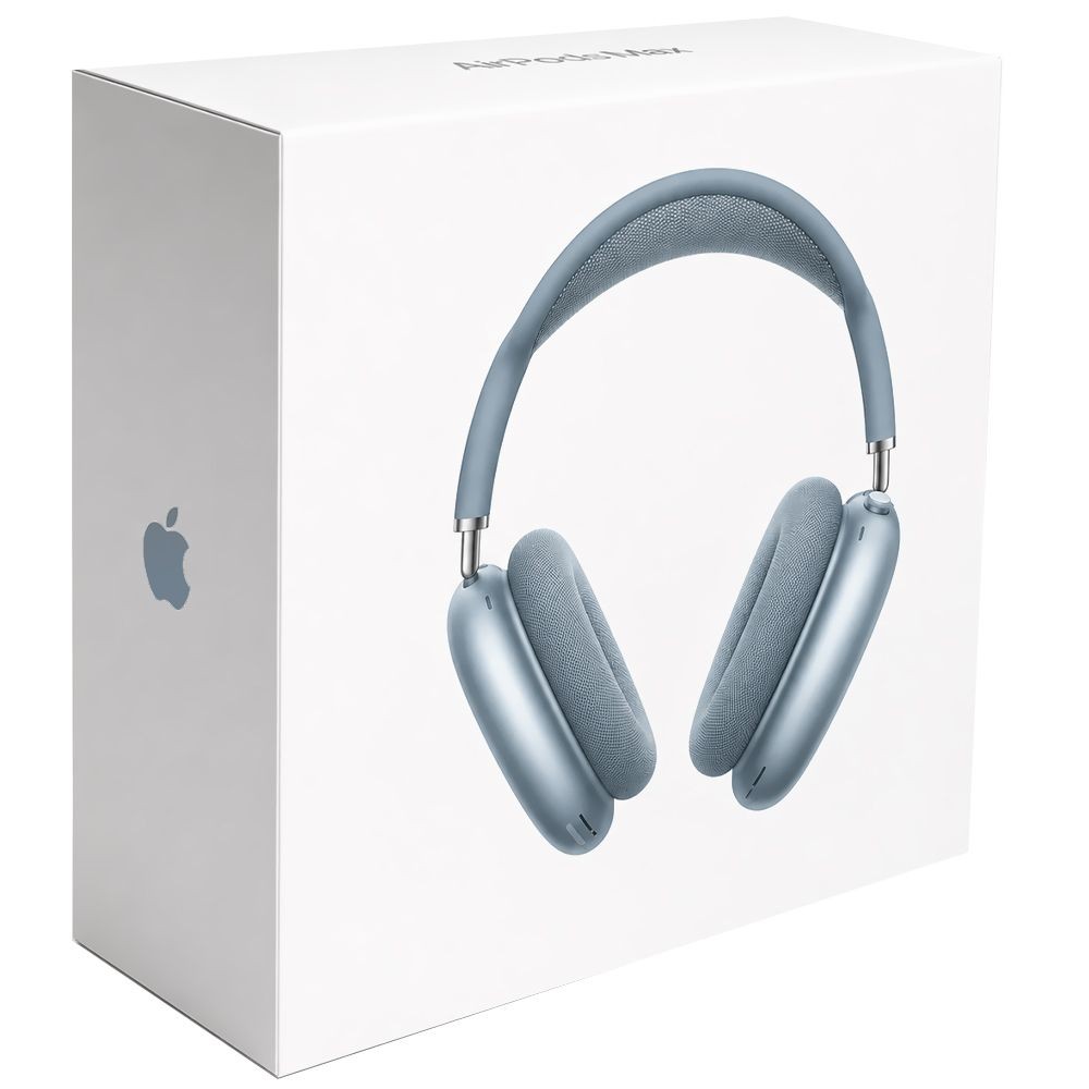 Fone de Ouvido Sem Fio Apple AirPods Max MHWM4AM/A Bluetooth Cancelamento Ativo Ruído Azul Spatial Audio Over-Ear