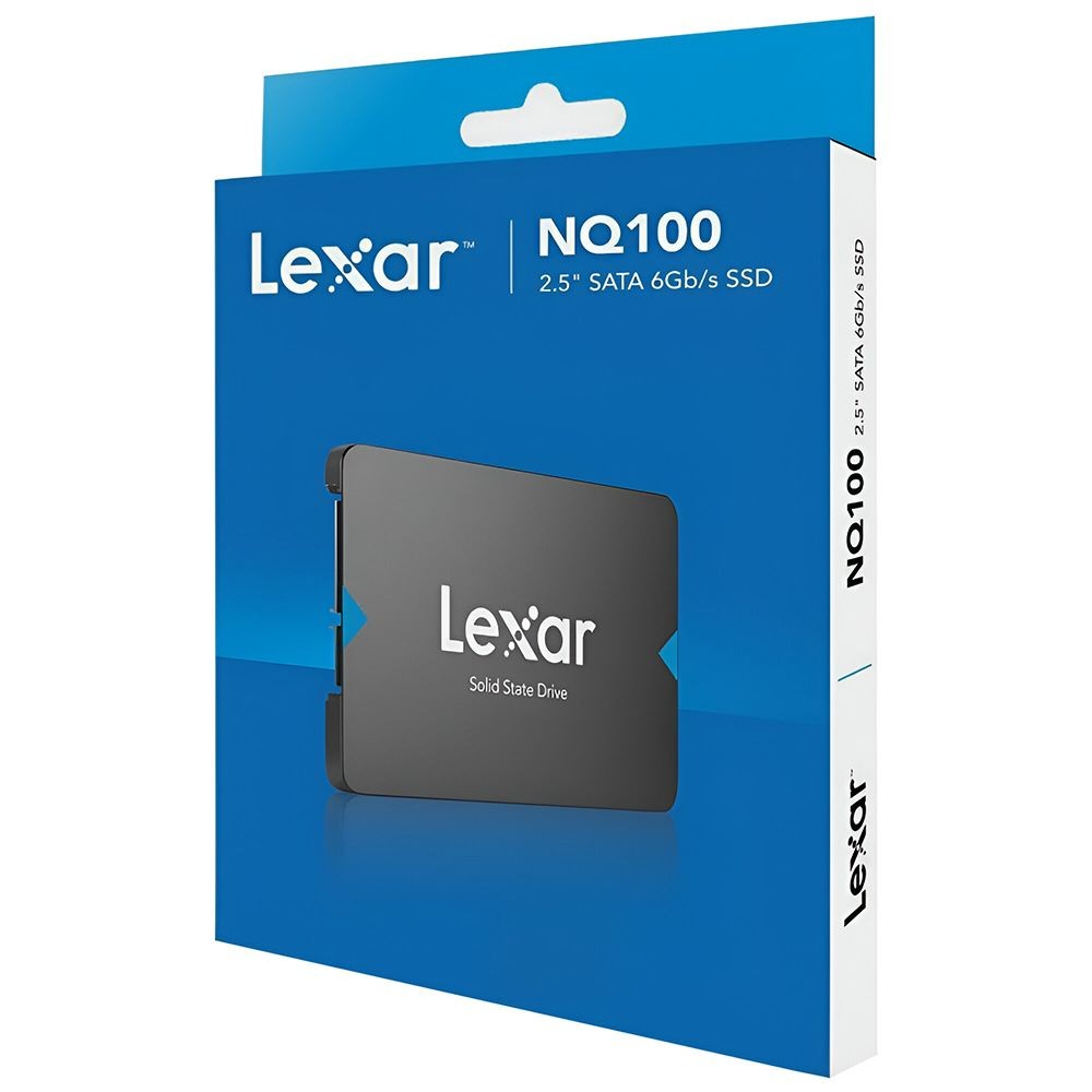 SSD Lexar NQ100 LNQ100X512G-RNNNG 512GB 2.5 Sata III Leitura 550MB/s Interno Notebook PC