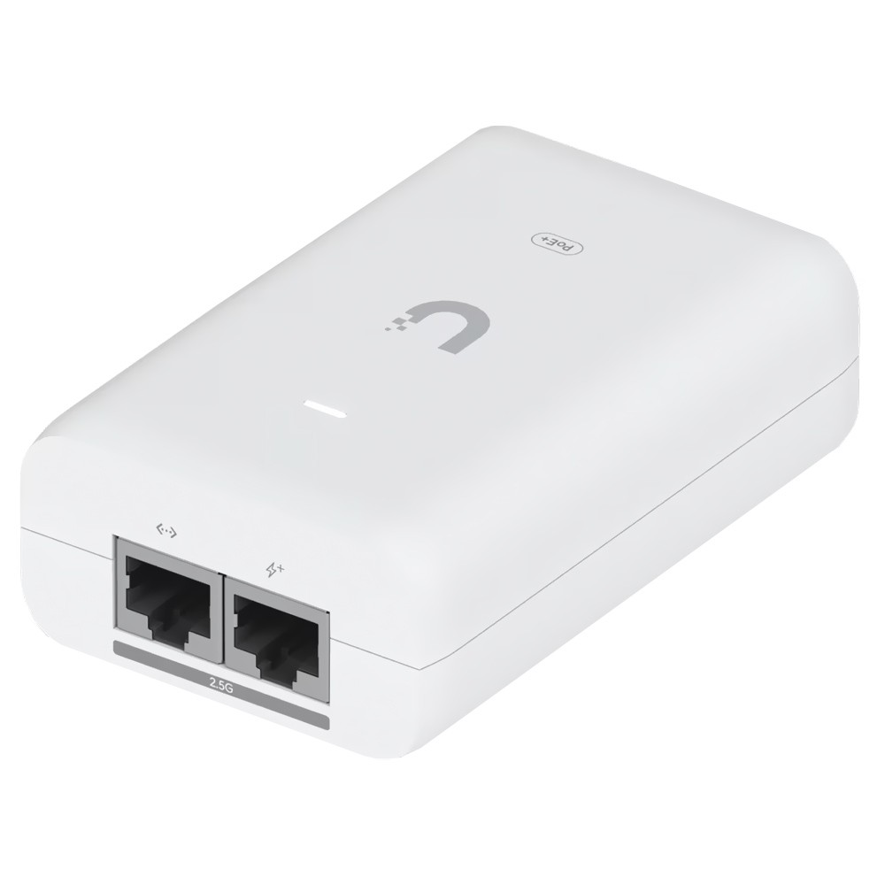 Injetor PoE Ubiquiti Gigabit 30W 48V UACC POE Branco Proteção Surto