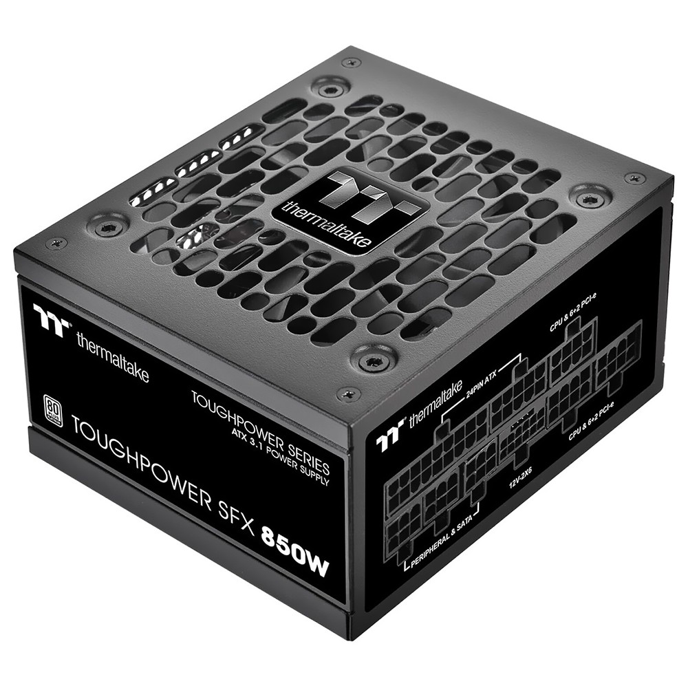 Fonte Gamer Thermaltake Toughpower 850W SFX Modular 80 Plus Platinum Bivolt