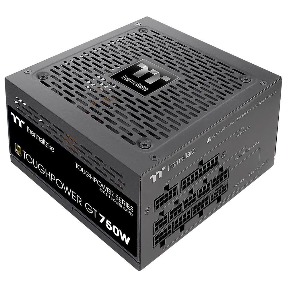 Fonte para PC Thermaltake Toughpower 750W Modular 80 Plus Gold ATX 3.1