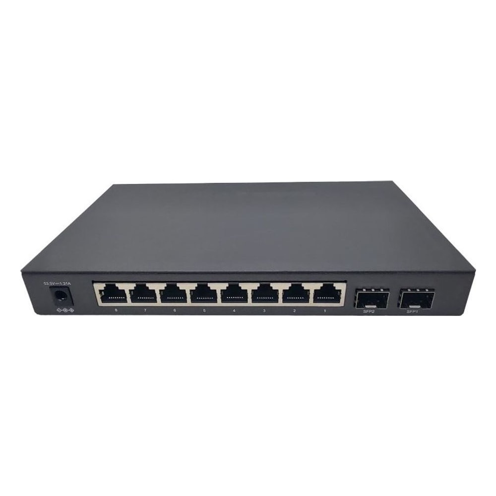 Switch TP-Link TL-SG2210P 8 Portas 10/100/1000Mbps 2 SFP PoE+ Gerenciável 8 Portas Gigabit Segurança Rede