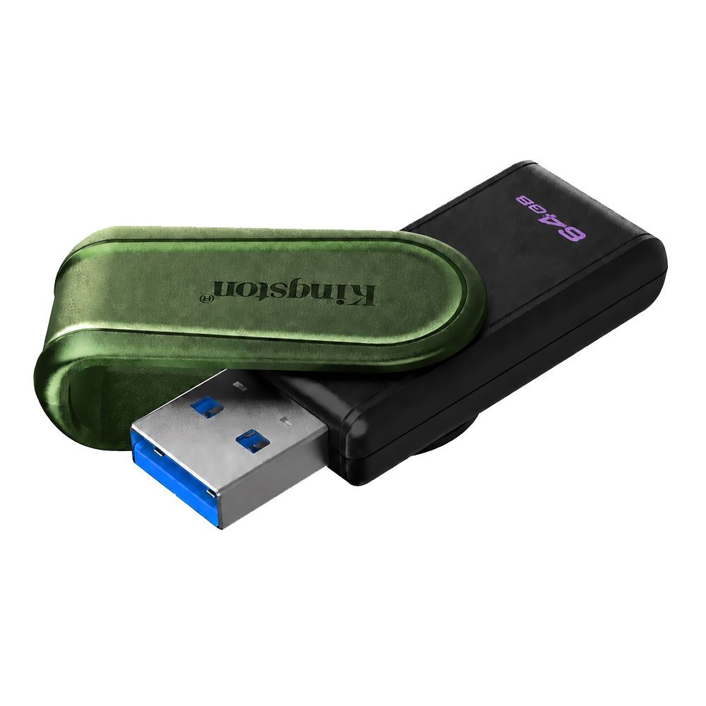 Pendrive Kingston DataTraveler Exodia 64GB KC-U3C64-7TG USB 3.2 Gen 1 Memória Portátil Alta Velocidade Verde