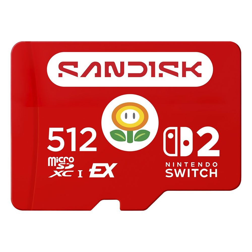 Cartão de Memória Micro SD SanDisk Express Nintendo Switch 512GB SDSQXFN-512G-GR6ZN Classe 10 UHS-I Alta Velocidade