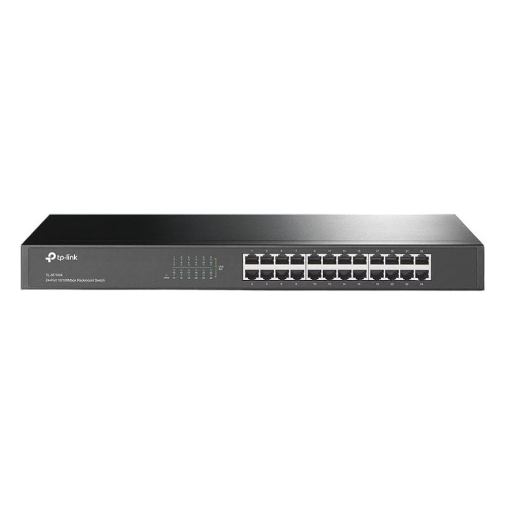 Switch TP-Link TL-SF1024 24 Portas 10/100 Rackmount Ethernet 24P Rede Local Gerenciável Desempenho Estável