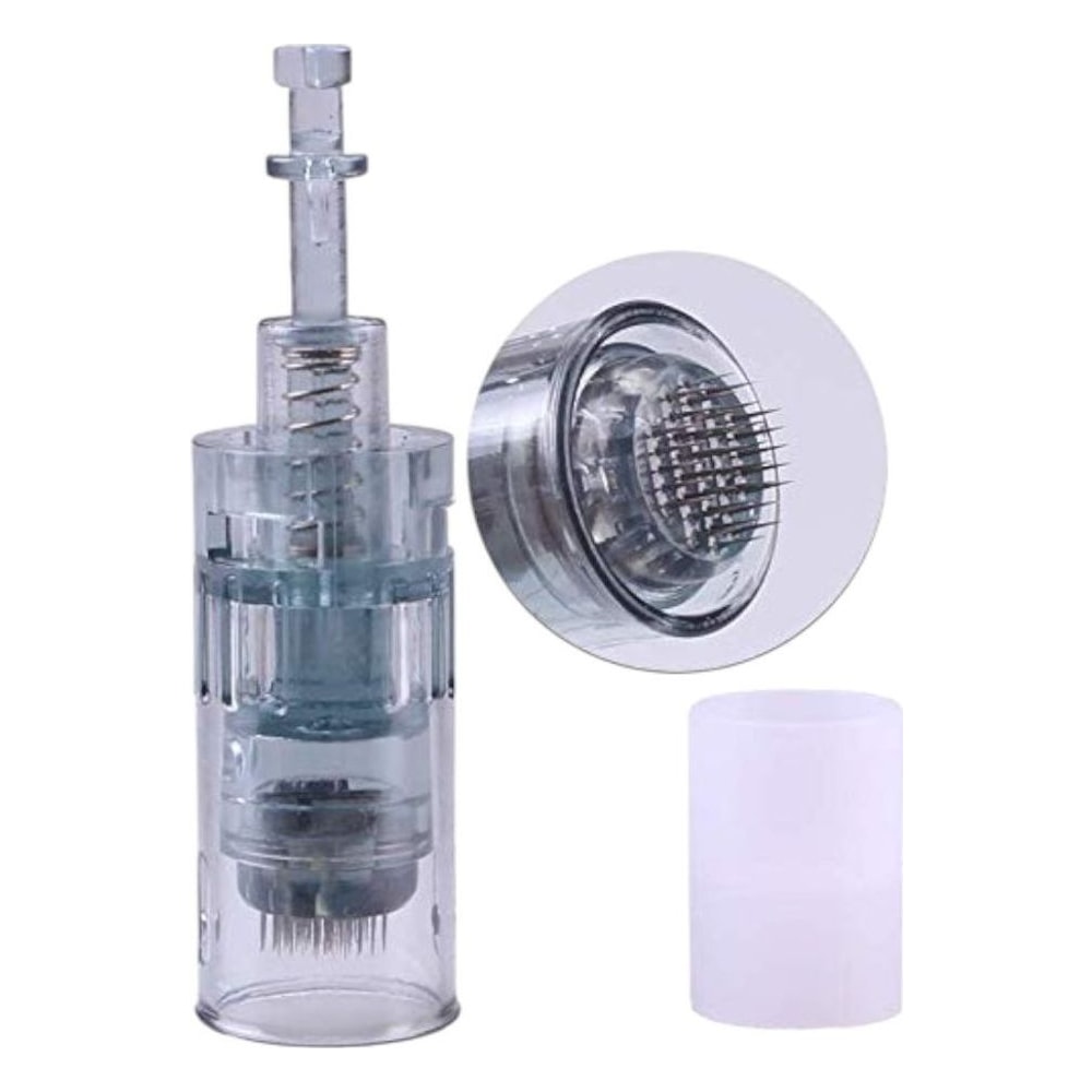 Cartucho Dermaroller 42 Agulhas Para Dermapen M8/M7S Nano Agulhas Aço Inoxidável Estéril Microagulhamento Facial Corporal Profissional
