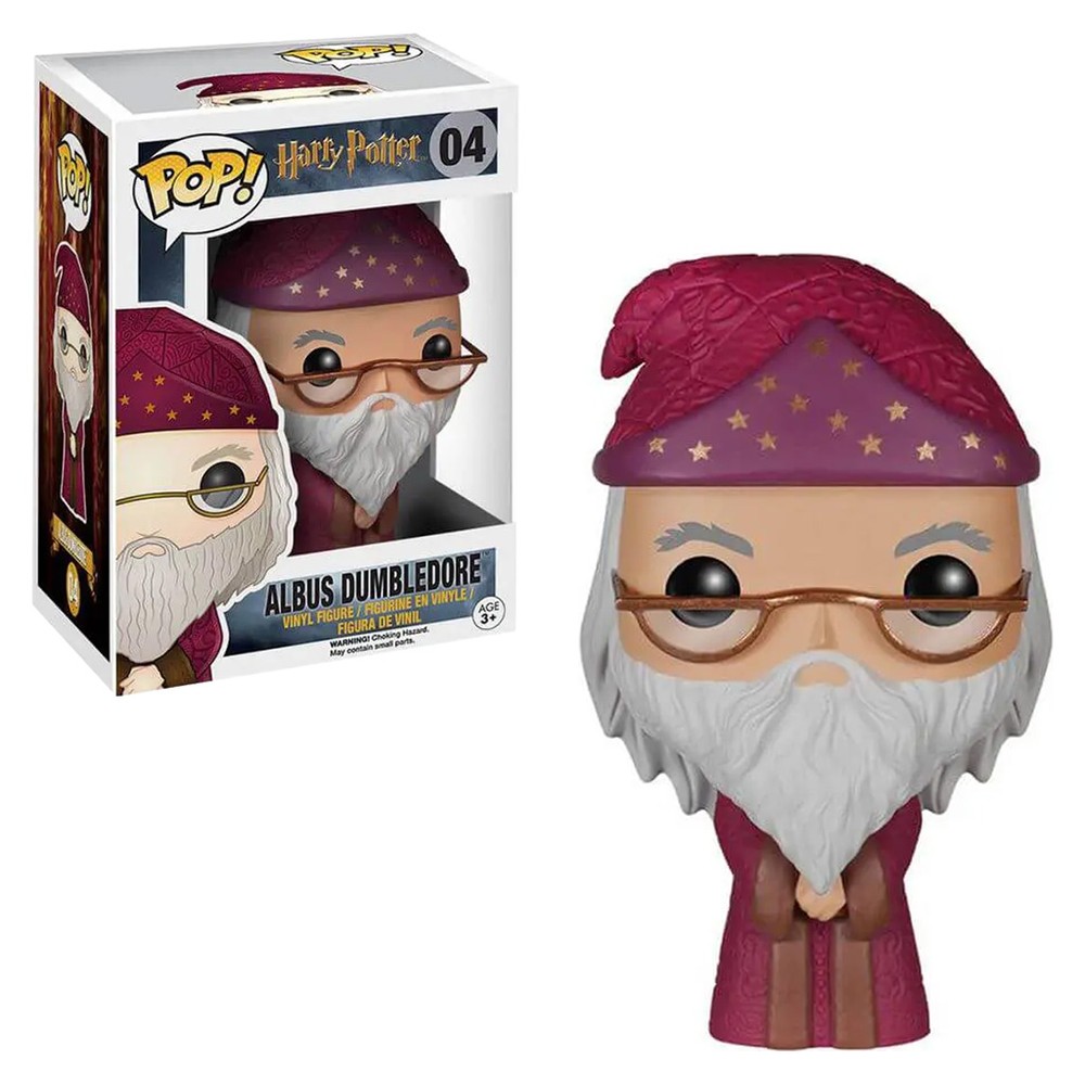 Boneco Funko Pop Harry Potter Albus Dumbledore 04 Colecionável Vinil Original