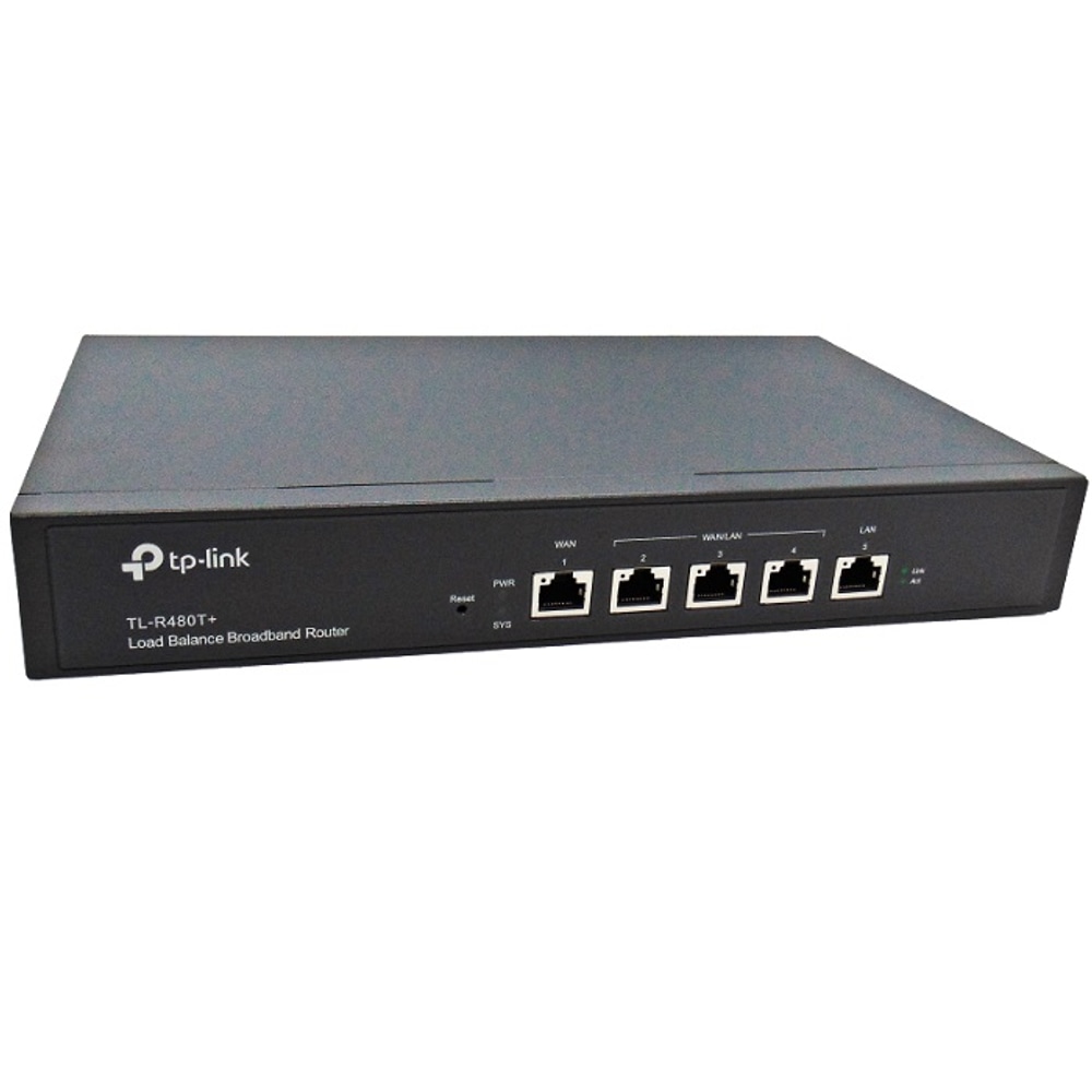 Roteador TP-Link TL-R480T+ Balanceador de Carga 1 Porta WAN 3 LAN Preto