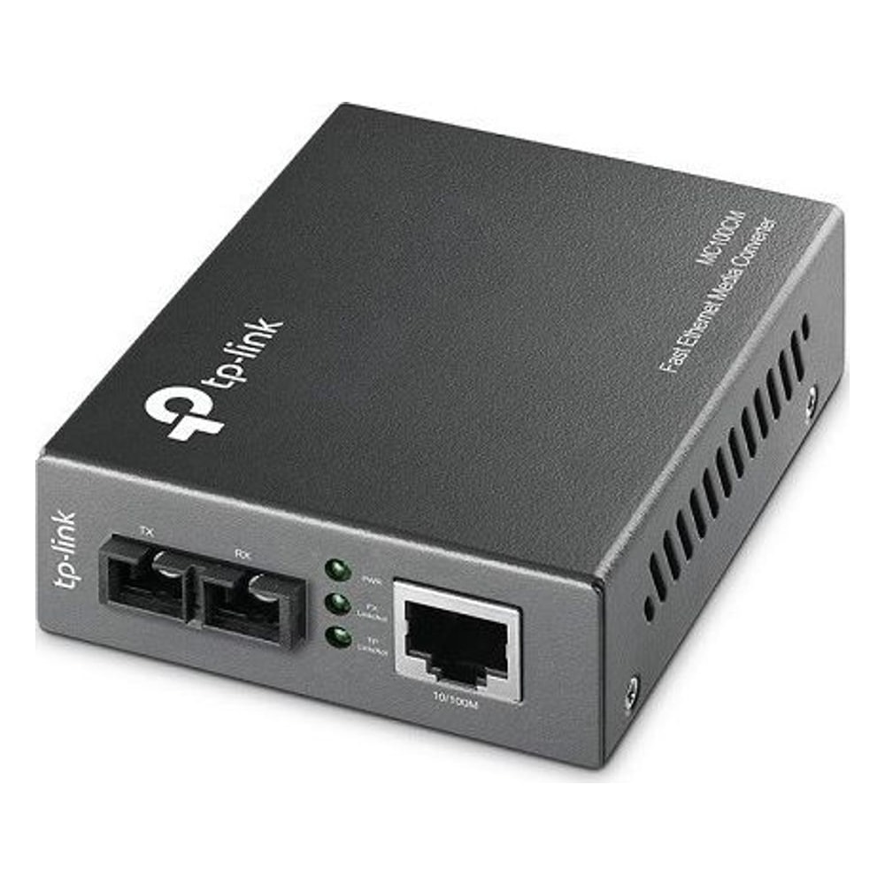 Conversor de Mídia TP-Link MC100CM Fibra Óptica 10/100Mbps 100m Ethernet