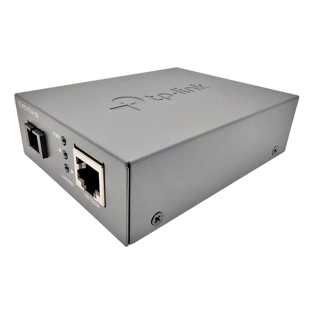Conversor de Mídia TP-Link TL-FC111A Fibra Óptica 10/100Mbps 20km