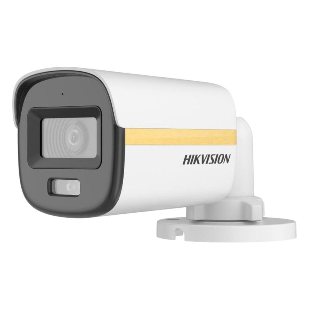 Câmera Bullet Hikvision DS-2CE10DF3T-LPFS 2MP 2.8mm ColorVu Visão Noturna Vigilância IP67 Alta Definição
