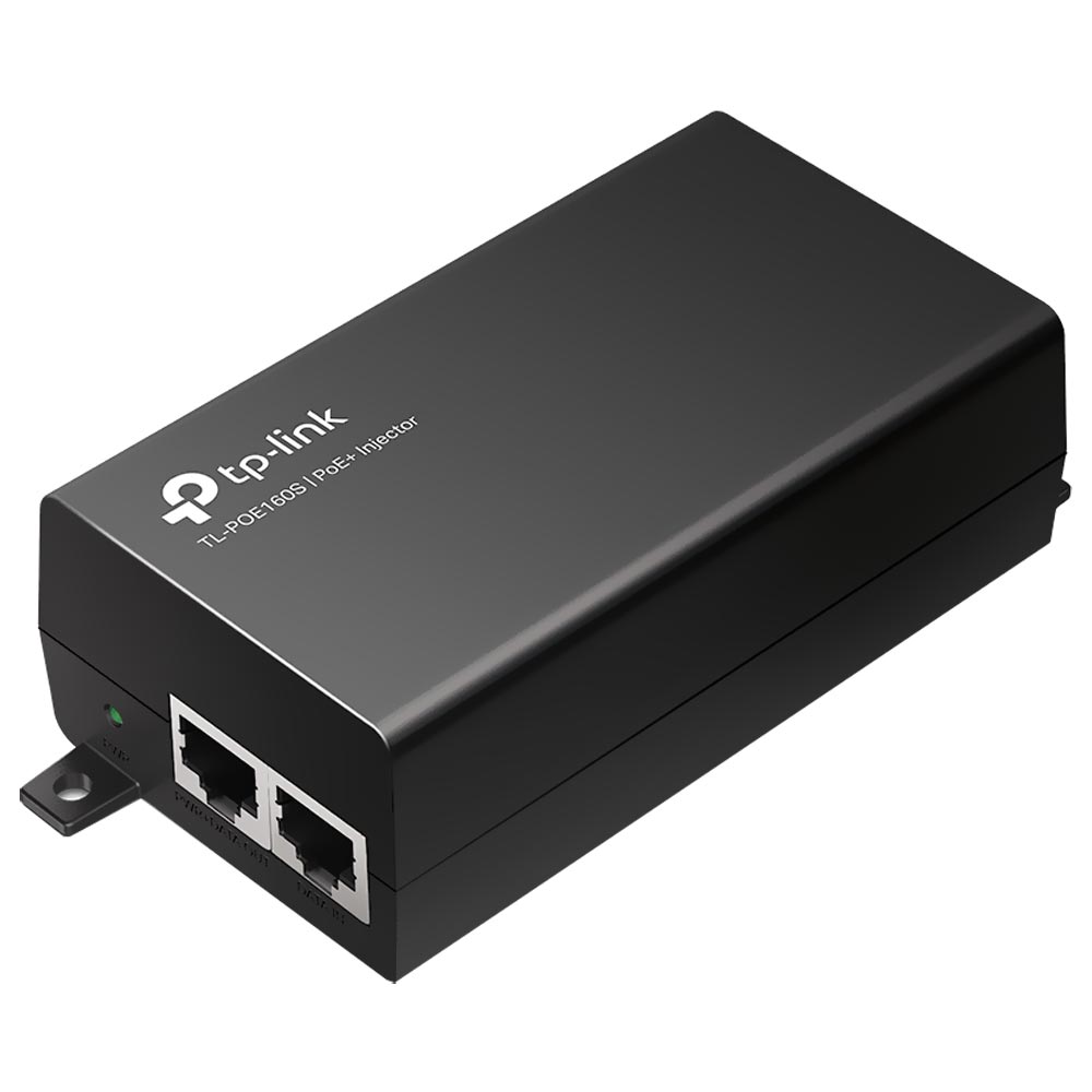 Injetor PoE TP-Link TL-POE160S 30W Bivolt Gigabit para Câmeras e VoIP