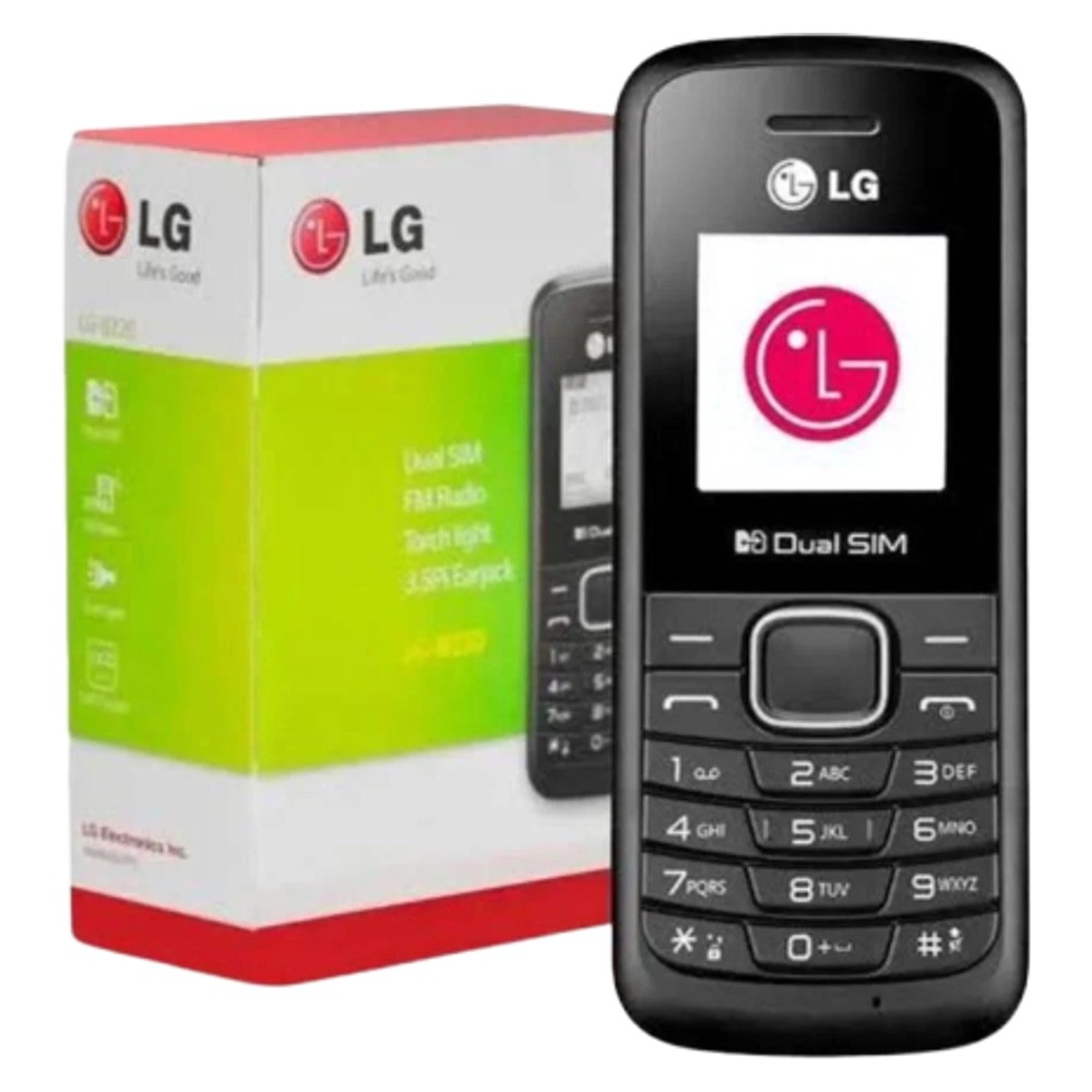 Celular LG B220 Tela 1.45" / Dual Sim - Preto