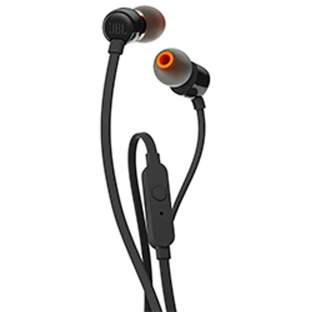 Fone de Ouvido Com Fio JBL Tune T110 Preto Drivers 9mm Som Profundo Confortável Controle de Chamadas