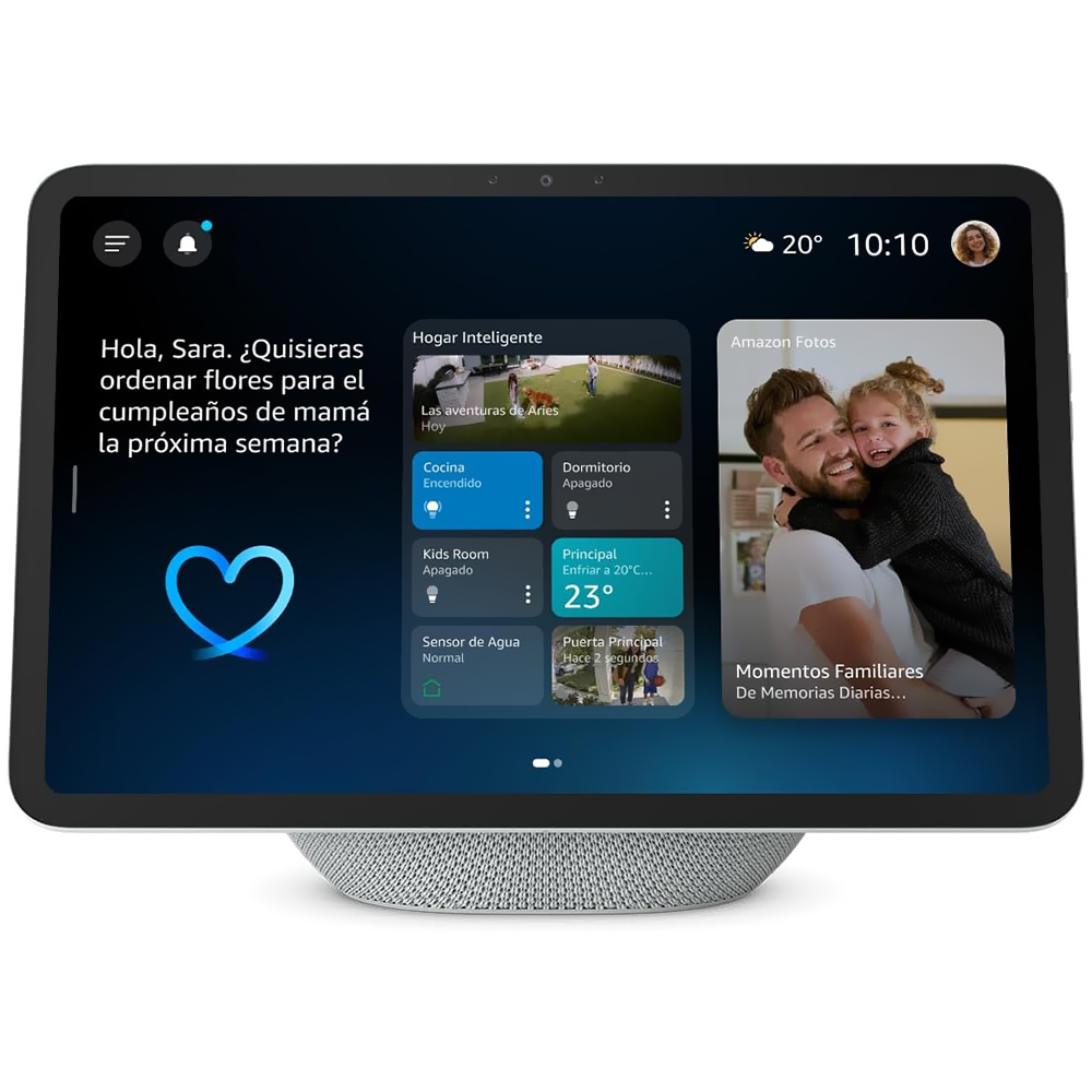 Caixa de Som Amazon Echo Show 11 com Tela HD 11 Polegadas Bluetooth Branco