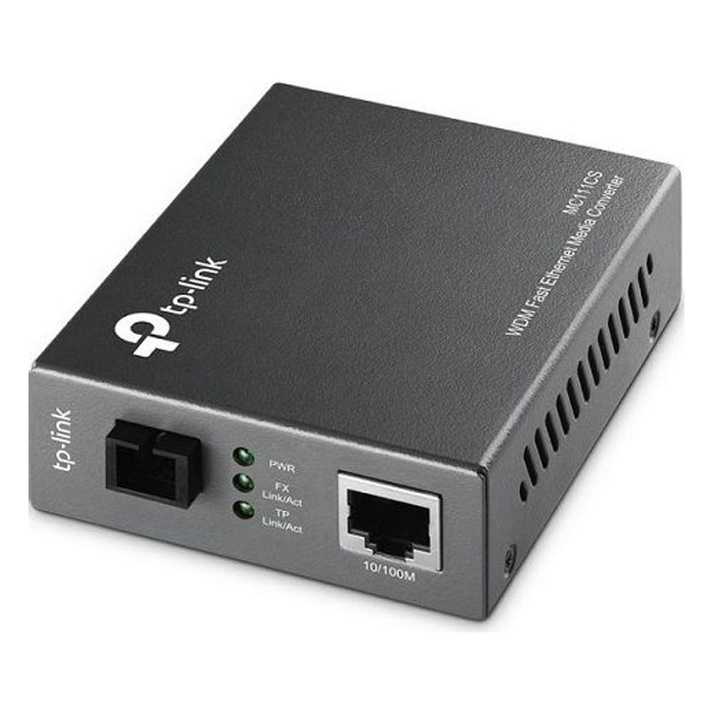 Conversor de Mídia TP-Link MC111CS 10/100Mbps Fibra Óptica 20km Compacto