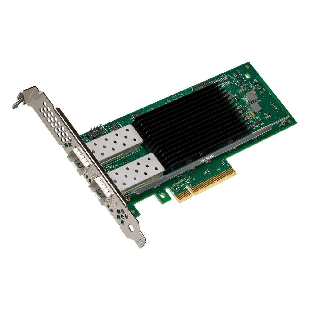 Placa de Rede PCI Express Intel E810-XXVDA2 25GbE 2 Portas SFP28 Adaptador PCIe 4.0 x8 Servidor Data Center