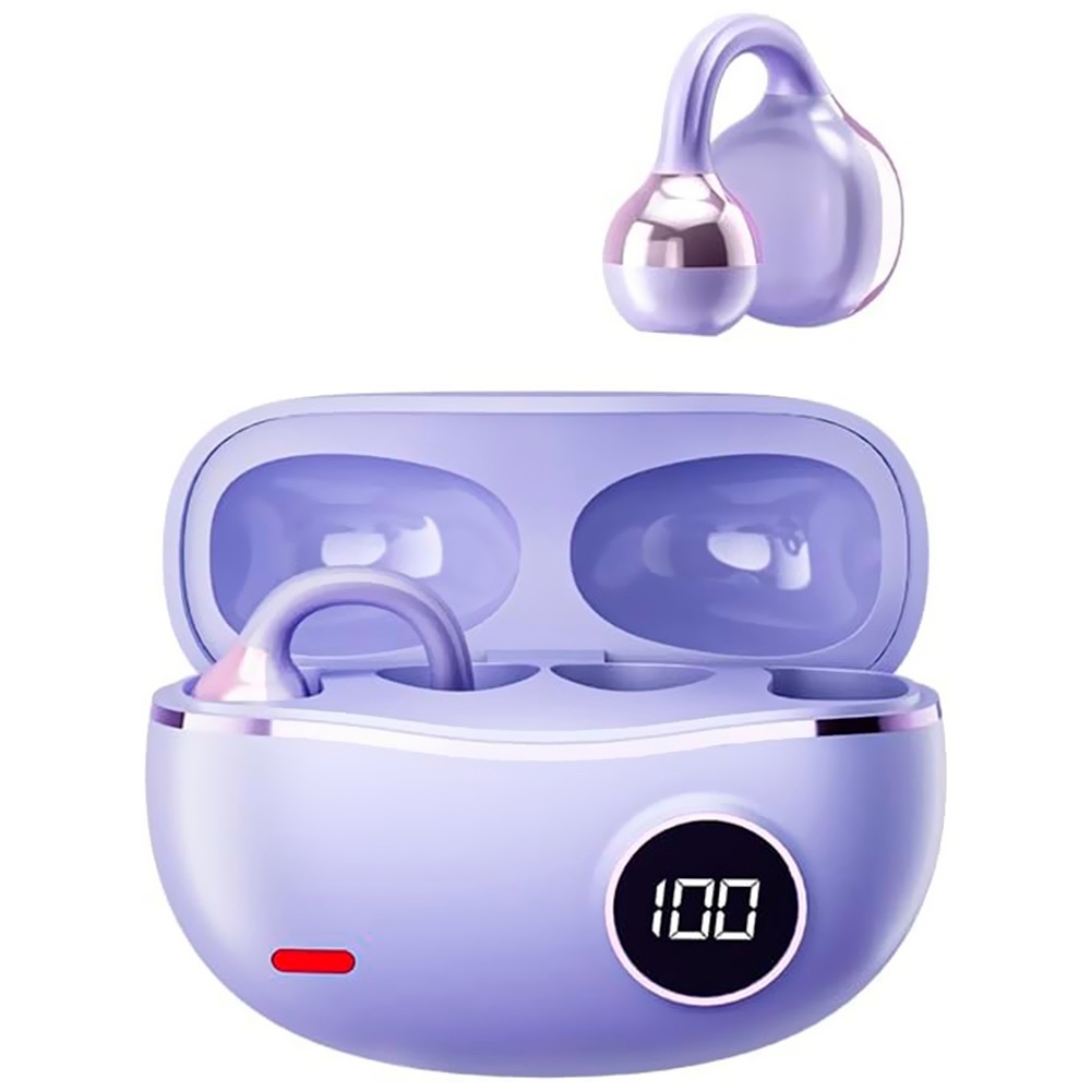 Fone de Ouvido HYE H2PRO Stereo Earphone TWS / Bluetooth - Roxo
