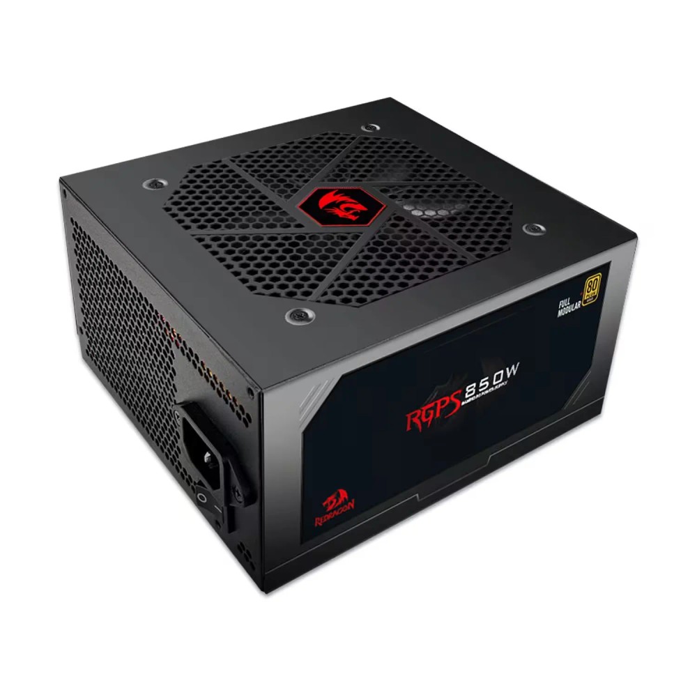 Fonte Redragon GC-PS010 ATX 850W 80 Plus Gold PFC Ativo Full Modular Bivolt - Preto