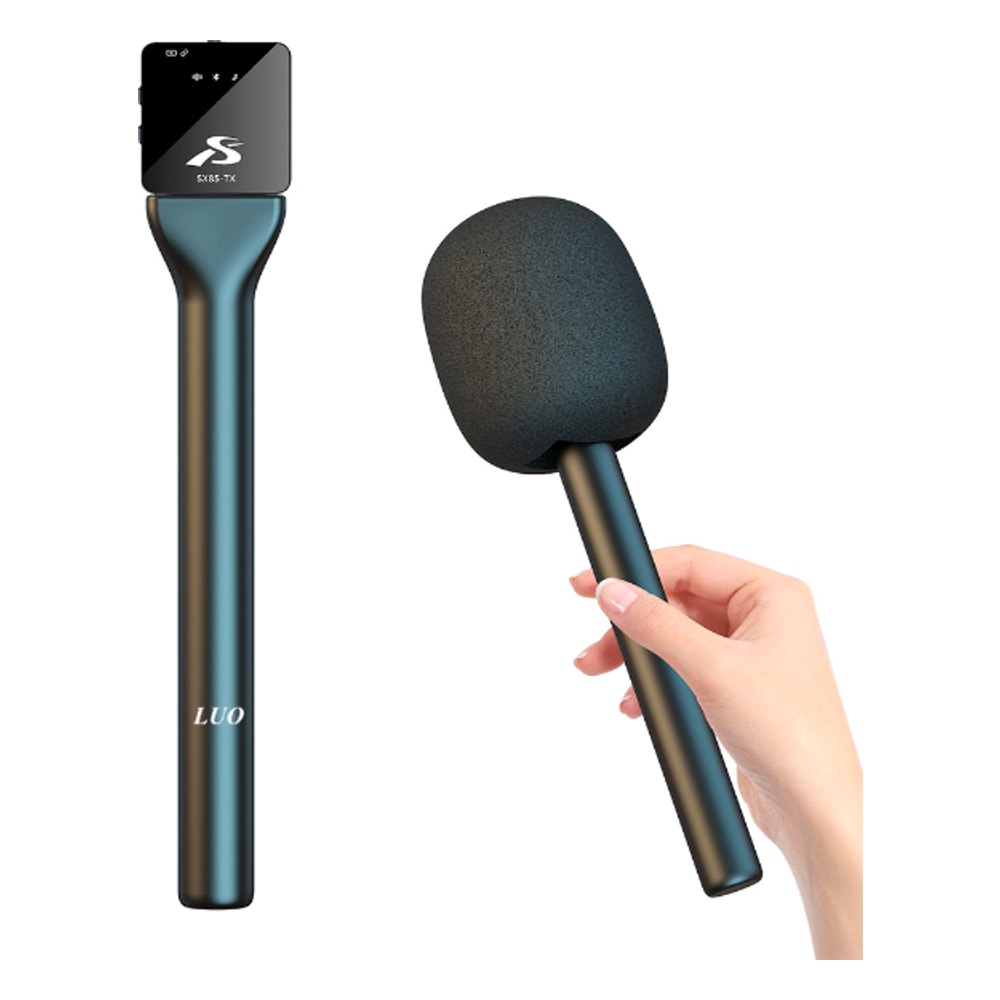 Suporte Para Microfone Sem Fio Luo LU-B33 Bastão Portátil para Microfones - Preto