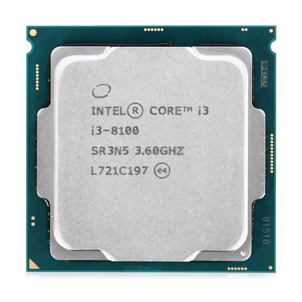 Processador Intel Core i3 8100 Socket LGA 1151 / 3.6GHZ / 6MB - OEM