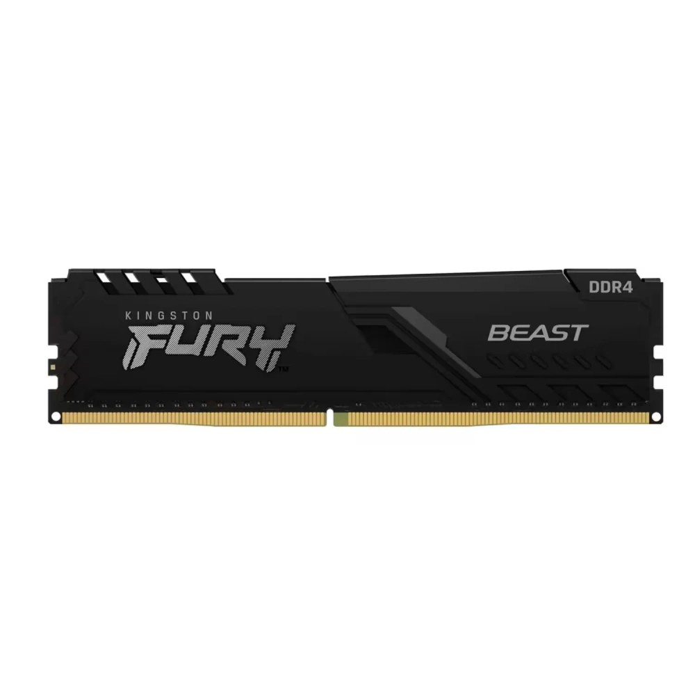 Memória RAM Kingston Fury Beast 16GB DDR4 3600MHz - Preto KF436C18BB/16