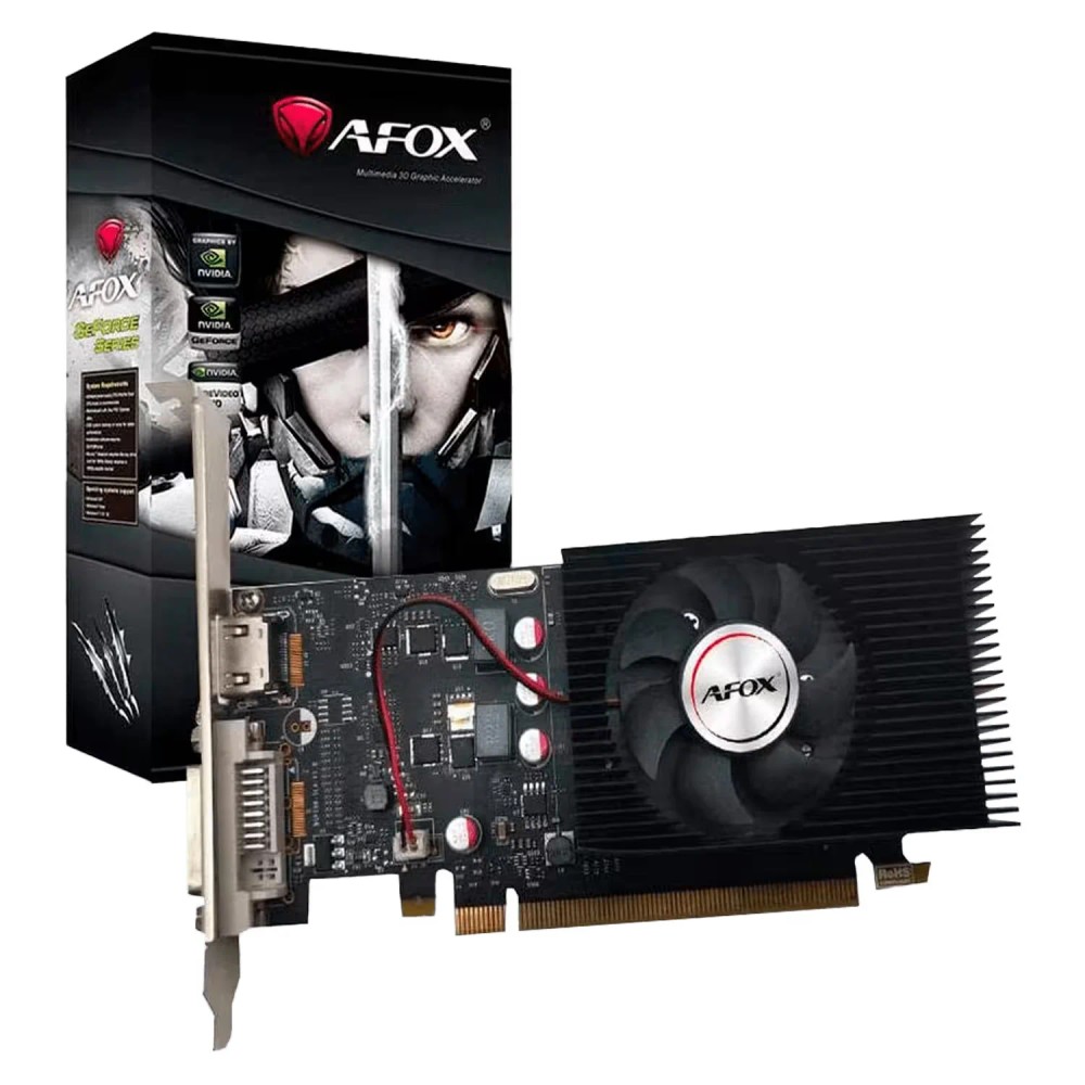 Placa de Vídeo Afox NVIDIA GeForce GT-1030 2GB GDDR5 - AF1030-2048D5L4-V3