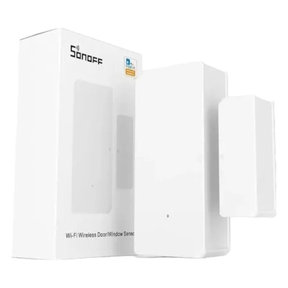 Sensor de Porta Janela Sem Fio Sonoff DW2-WI-FI Wi-Fi 2.4GHz Detecção de Abertura Alarme Segurança Inteligente