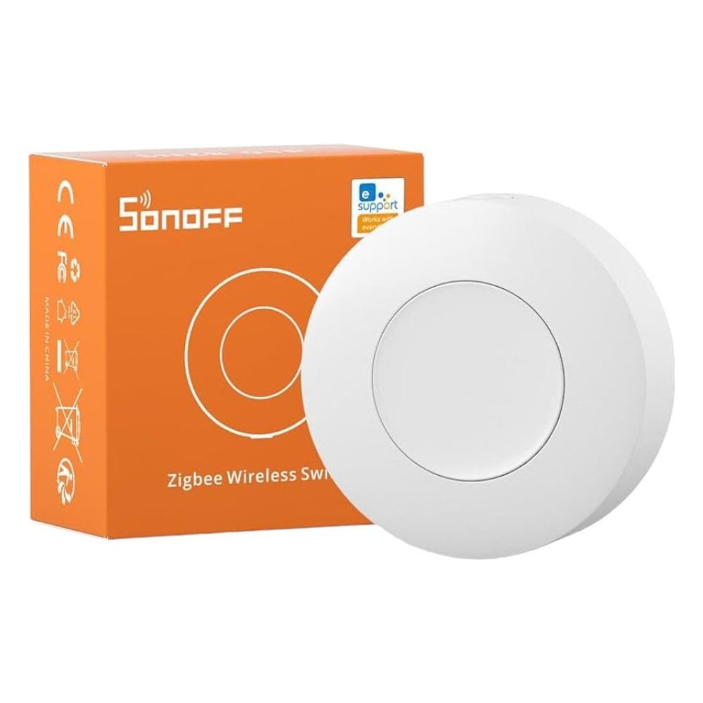 Interruptor Inteligente Sem Fio Sonoff Zigbee SNZB-01P Compatível com Alexa