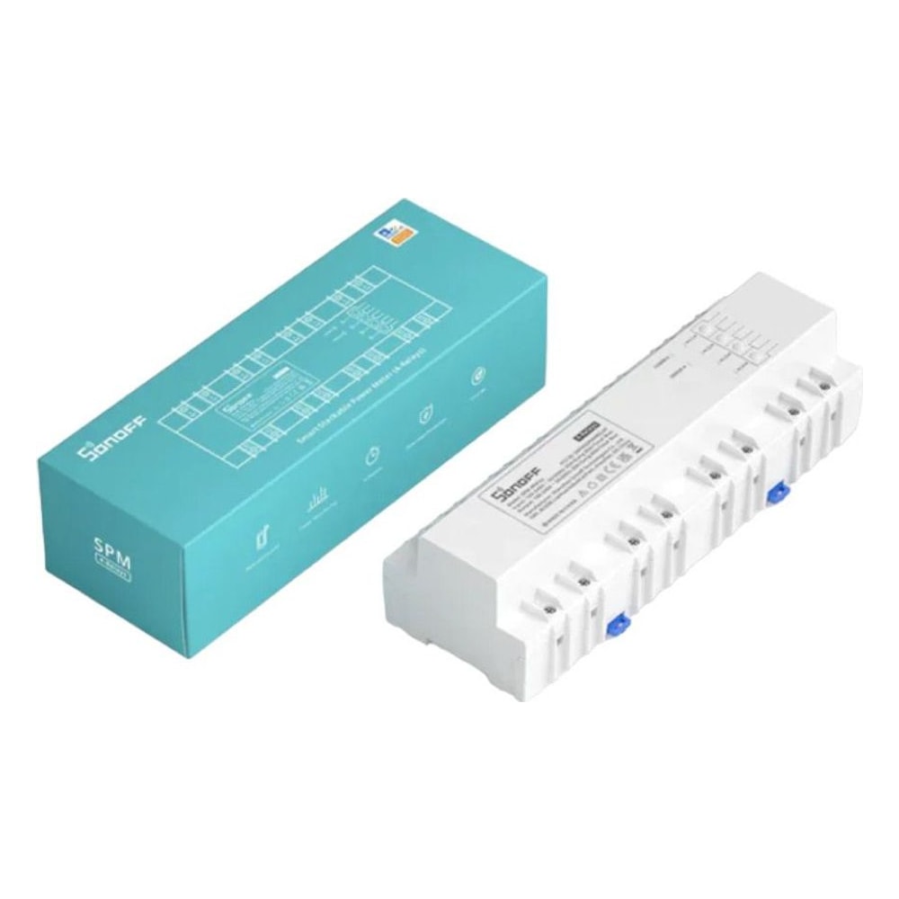 Interruptor Inteligente Sonoff SPM-4Relay Wi-Fi com Controle Remoto