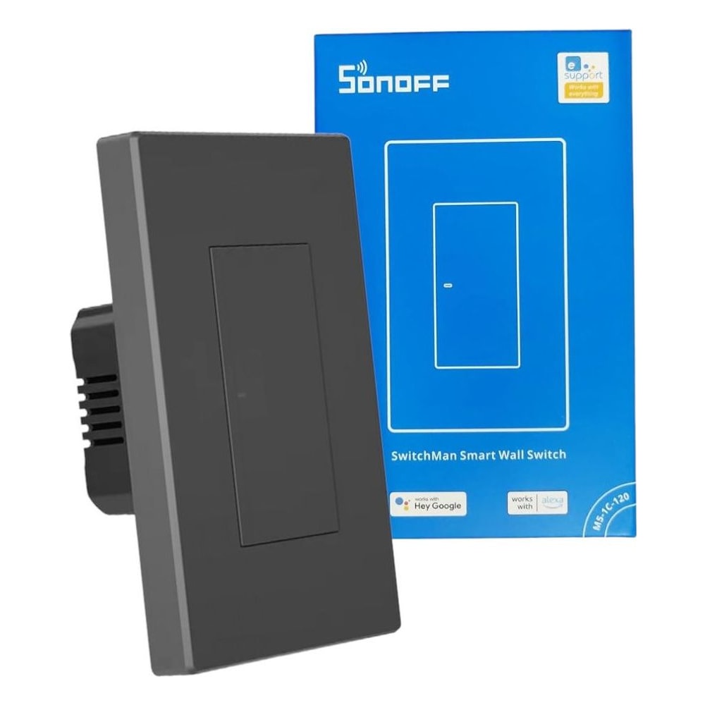 Interruptor Inteligente Sonoff M5-1C-120 Wi-Fi Controle Remoto Alexa