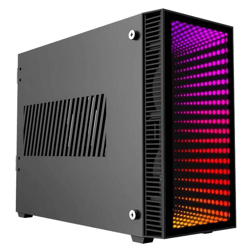 Gabinete Gamer Gamemax Abyss ITX ARGB - Preto