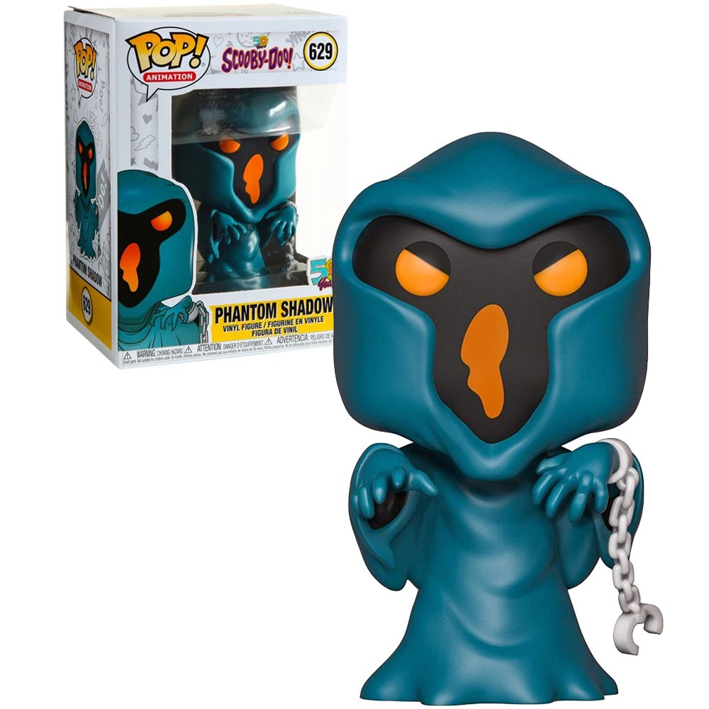 Boneco Funko Pop Animation Scooby-Doo Phantom Shadow 629 Vinil Colecionável Original