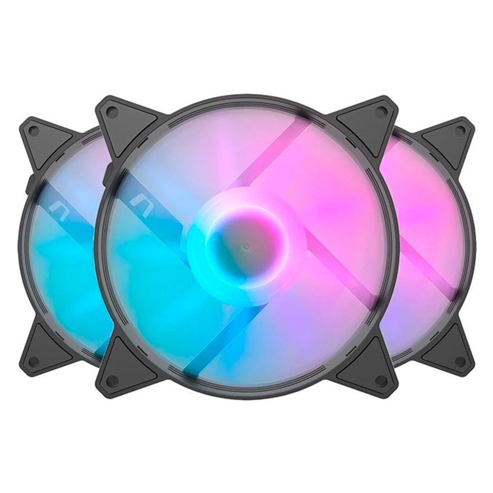 Cooler Fan para Gabinete Aigo darkFlash C6MS RGB 3 em 1 - Preto