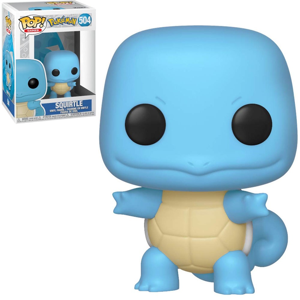 Boneco Funko Pop Games Pokémon Squirtle 504 Colecionável Vinil Original