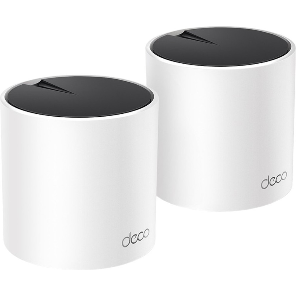 Roteador Mesh Wi-Fi 6 TP-Link Deco X55 (2-Pack) AX3000 Dual Band 3000Mbps MU-MIMO Beamforming Segurança HomeShield