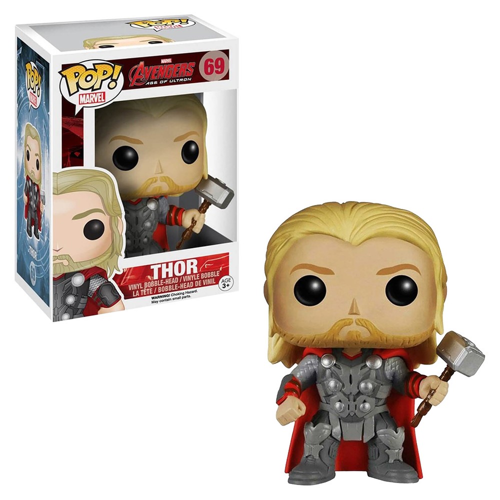 Boneco Funko Pop Marvel Avengers Age of Ultron Thor 69 Colecionável Vinil Original