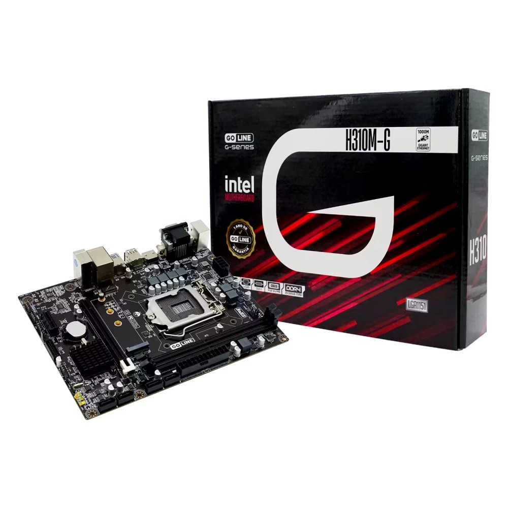 Placa Mãe Intel Goline H310M-G DDR4 Socket 1151 Gigabit Estável
