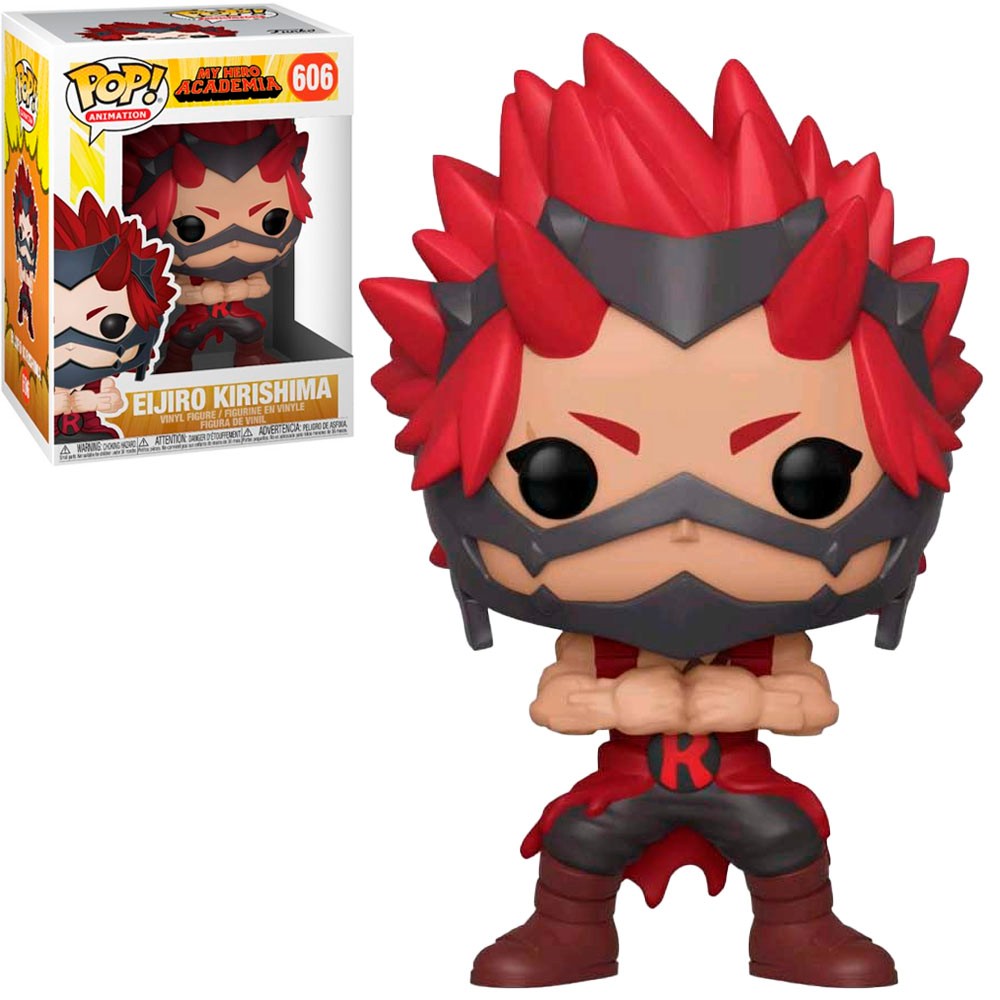 Boneco Funko Pop Animation My Hero Academia Eijiro Kirishima 606 Colecionável Vinil Original