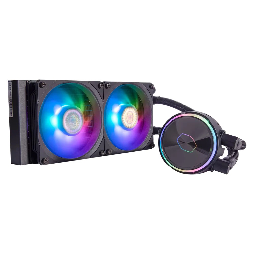 Water Cooler para Processador Cooler Master Liquid PL240 Flux MLY-D36M-A23PZ-R1 ARGB - Preto