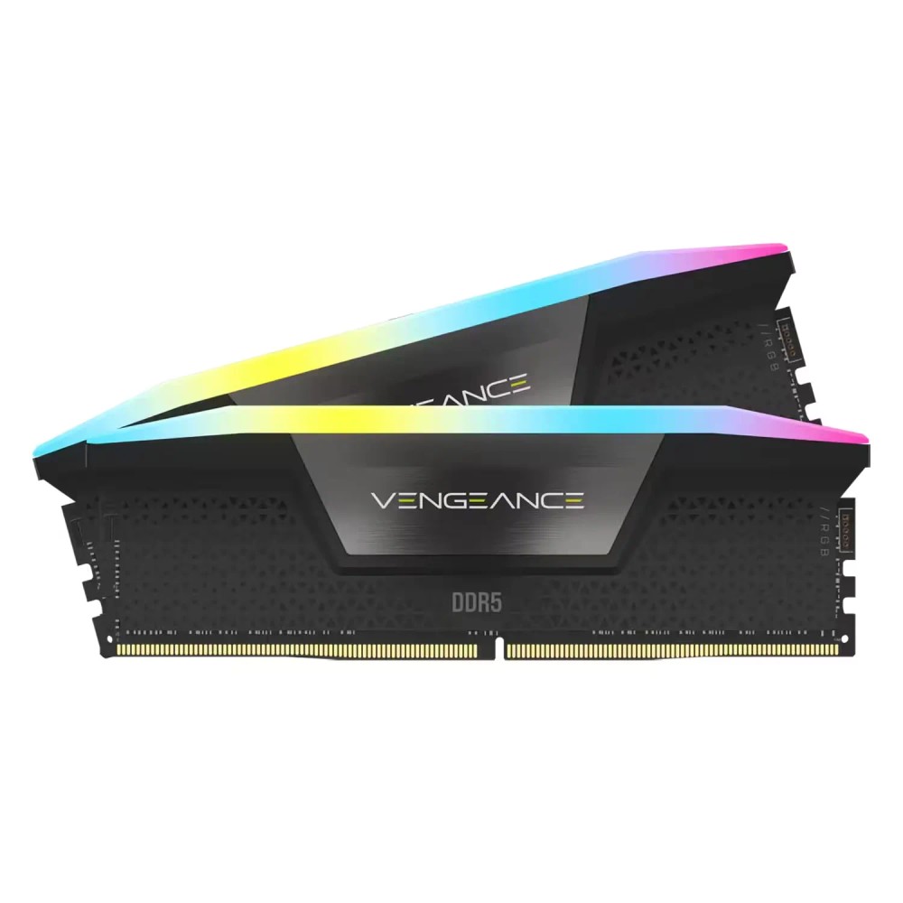 Memória RAM Corsair Vengeance RGB 64GB (2x32GB) DDR5 5200MHz - CMH64GX5M2B5200Z40K