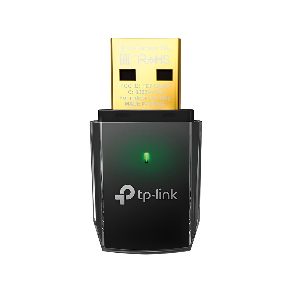 Adaptador USB Wi-Fi TP-Link Archer T2U Dual Band 600Mbps para PC e Notebook