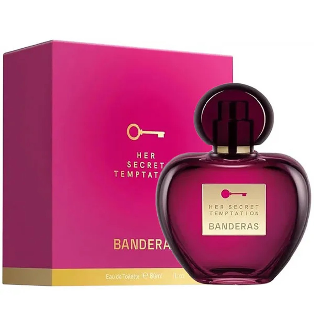 Perfume Feminino Antonio Banderas Her Secret Temptation EDT 80 ml