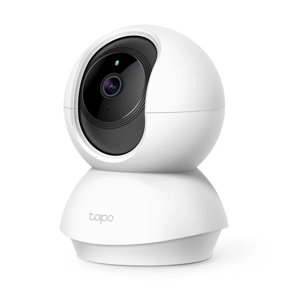 Câmera de Segurança TP-Link Tapo C210 3MP Full HD 360º Wi-Fi Visão Noturna Detecção de Movimento Branco