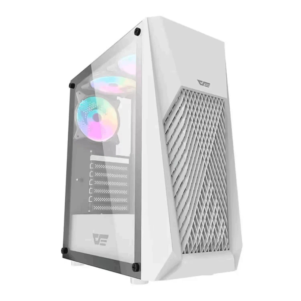 Gabinete Gamer Aigo Darkflash DK150 Mid Tower - Branco (3 Fans ARGB)